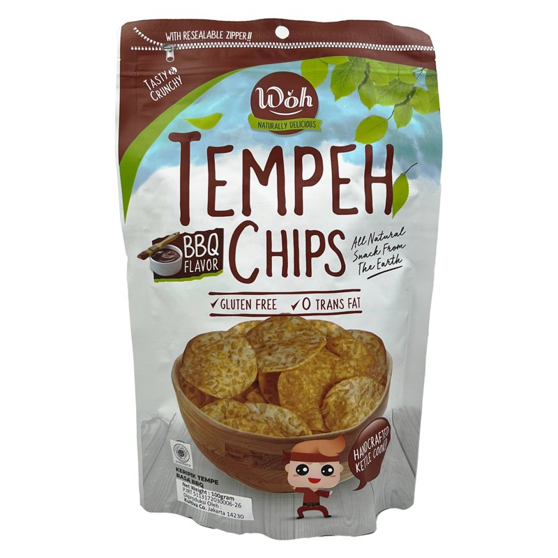 WOH Handcrafted Tempeh Chips Bbq