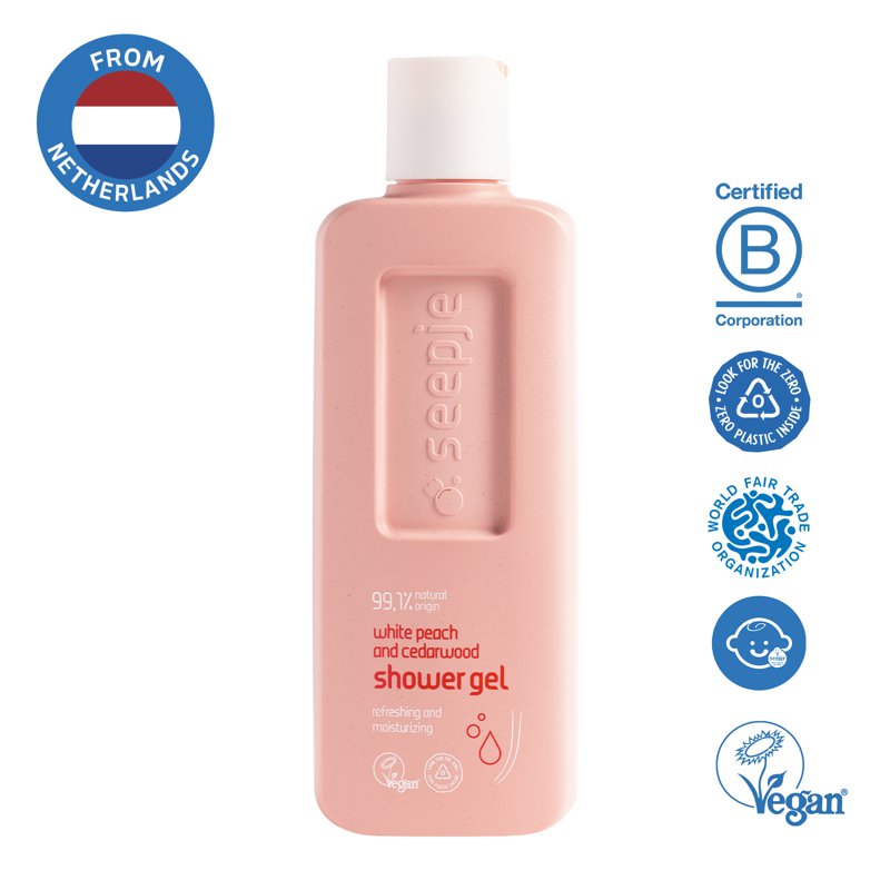 Soaply Shower Gel White Peach and Cedarwood