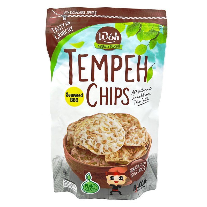 WOH Handcrafted Tempeh Chips Seaweed Bbq