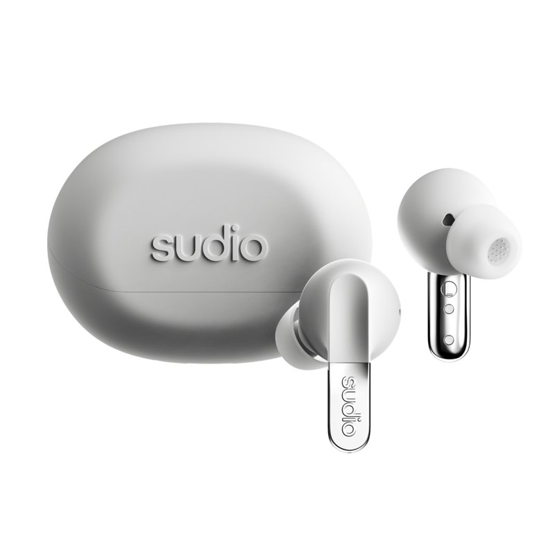 Sudio N3 Pro TWS Earbuds - White 1 S