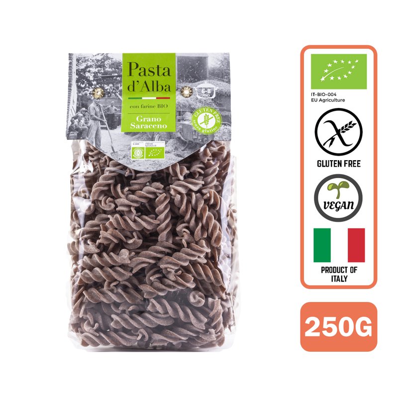 Pasta d'Alba Organic Gluten Free Artisanal Buckwheat Fusilli