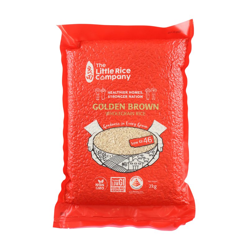 THE LITTLE RICE COMPANY Little Rice Company Low GI Wholegrain Brown Rice