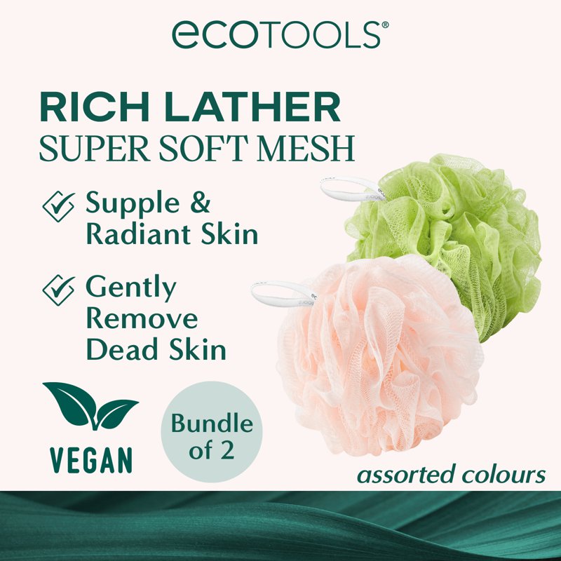 Ecotools Delicate Ecopouf Mesh - Bath Body 2 S