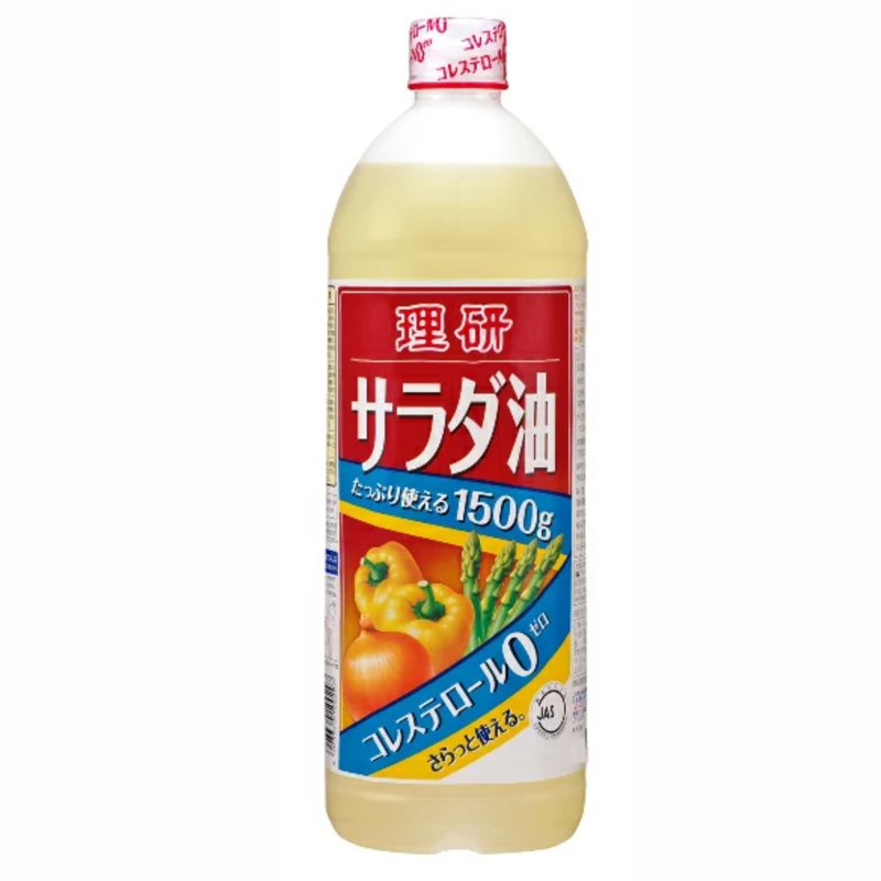 Kirei Riken Nosan Japan Salad Oil Large Easy Handle Bottle