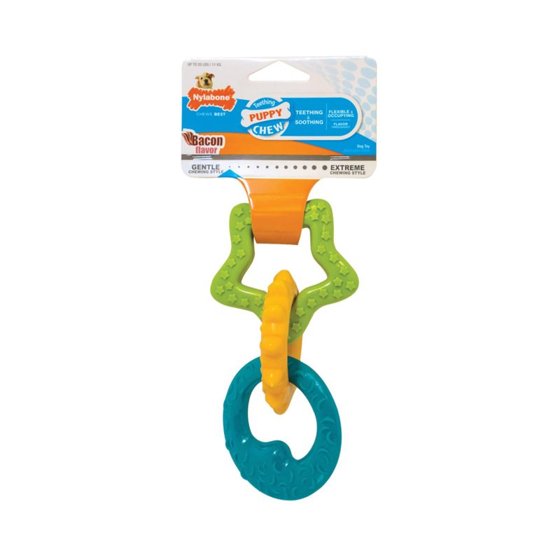 Nylabone Puppy Teething Rings Dog Chew Toy 1 S