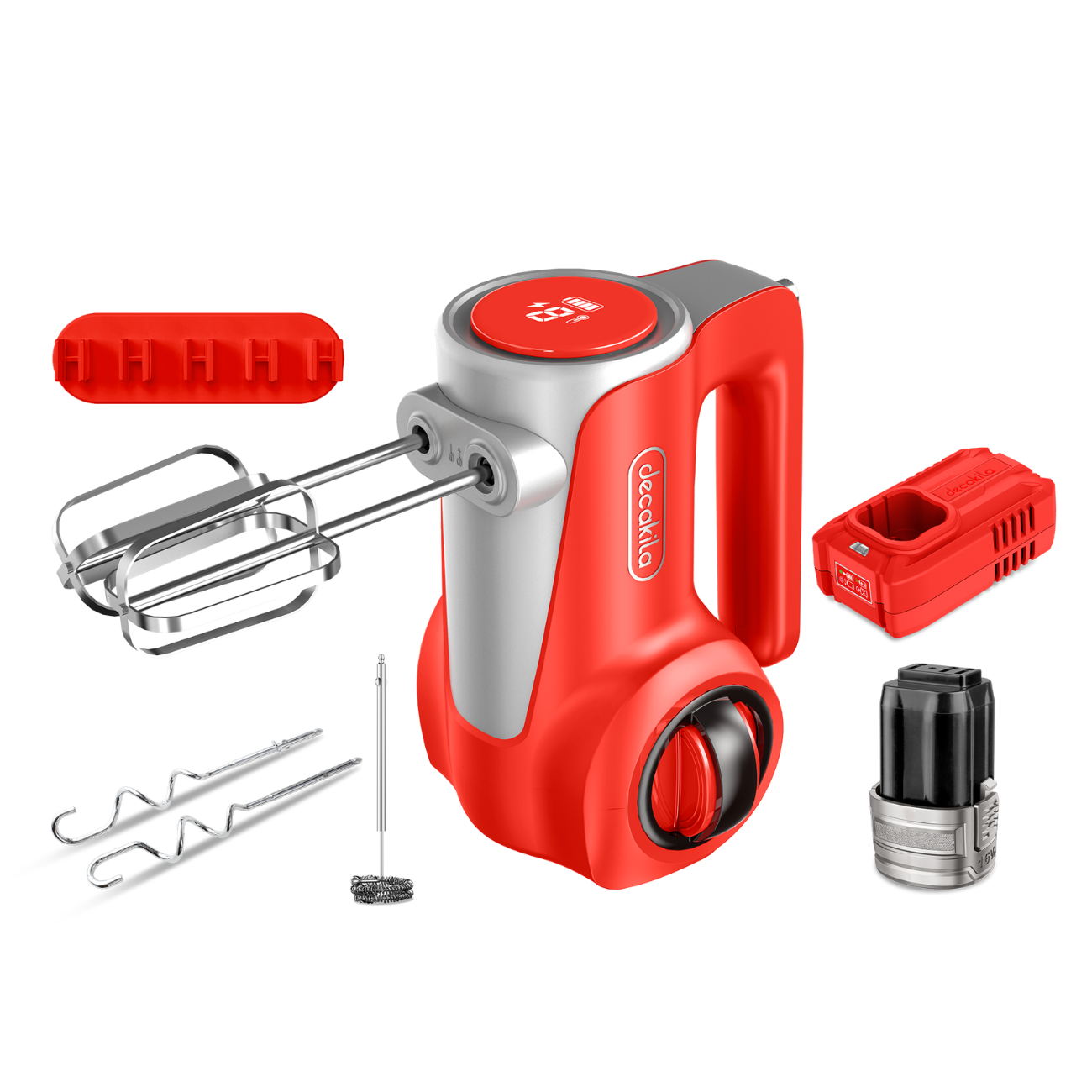 Decakila Cordless Hand Mixer (KEMX023R) 1 S