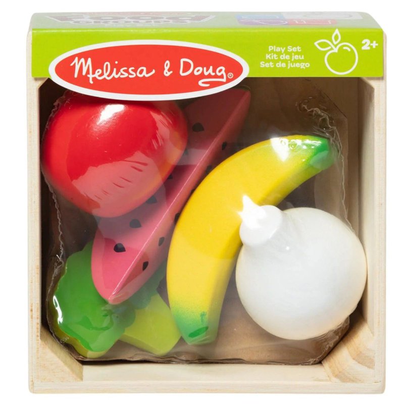 Melissa & Doug Wooden Food Group Play Set Produce