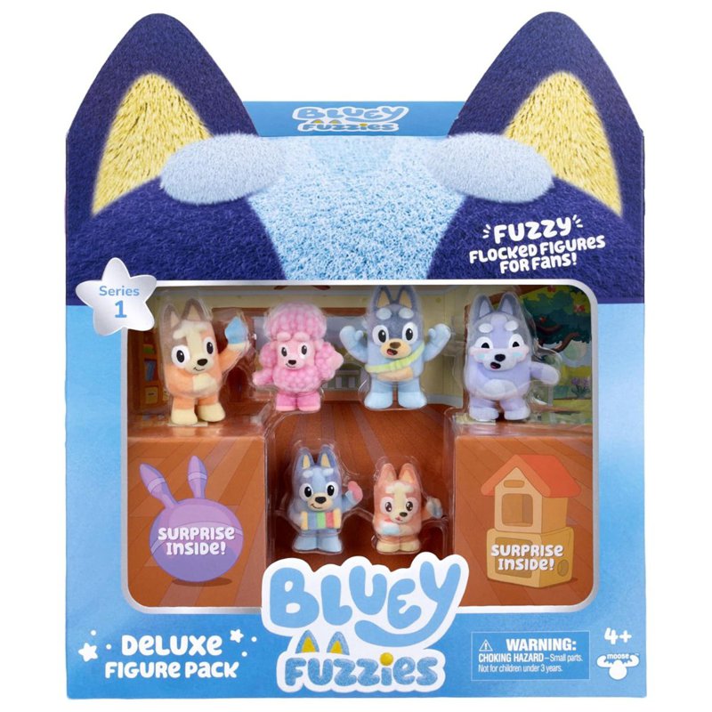 Moose Bluey Fuzzies Deluxe Figure Pack 1 S
