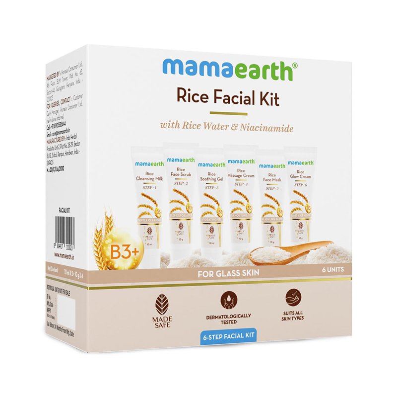 Mamaearth Rice Facial Kit 1 S