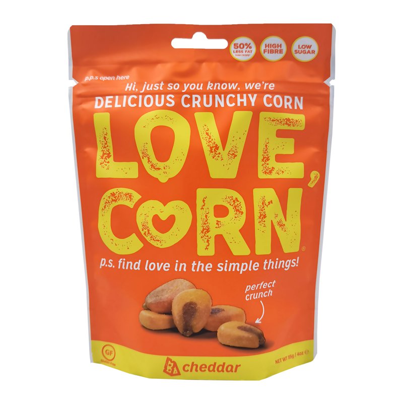 Love Corn Vegan Cheddar Premium Crunchy Corn