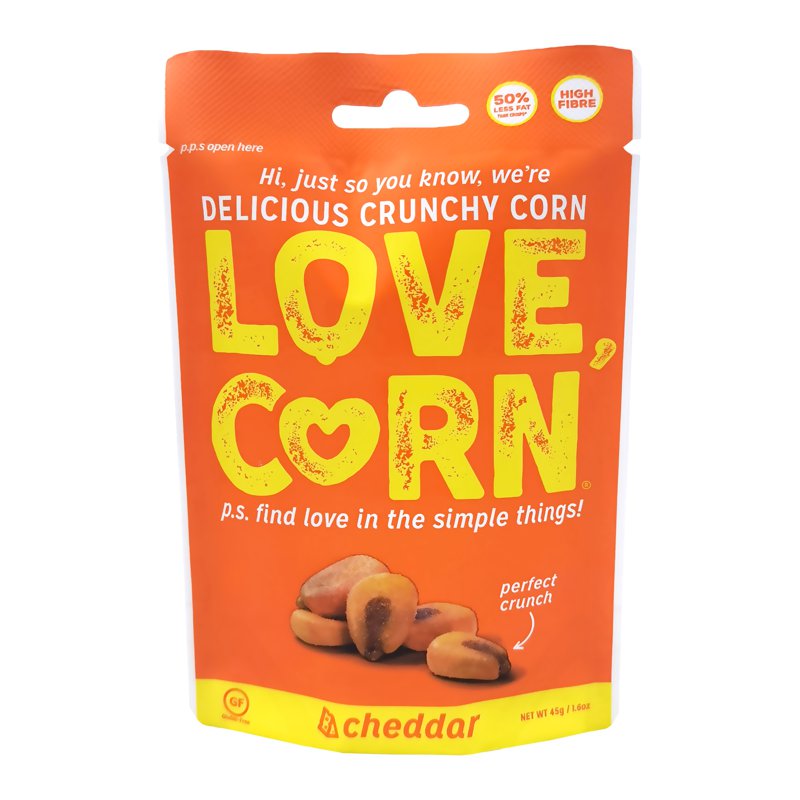 Love Corn Vegan Cheddar Premium Crunchy Corn