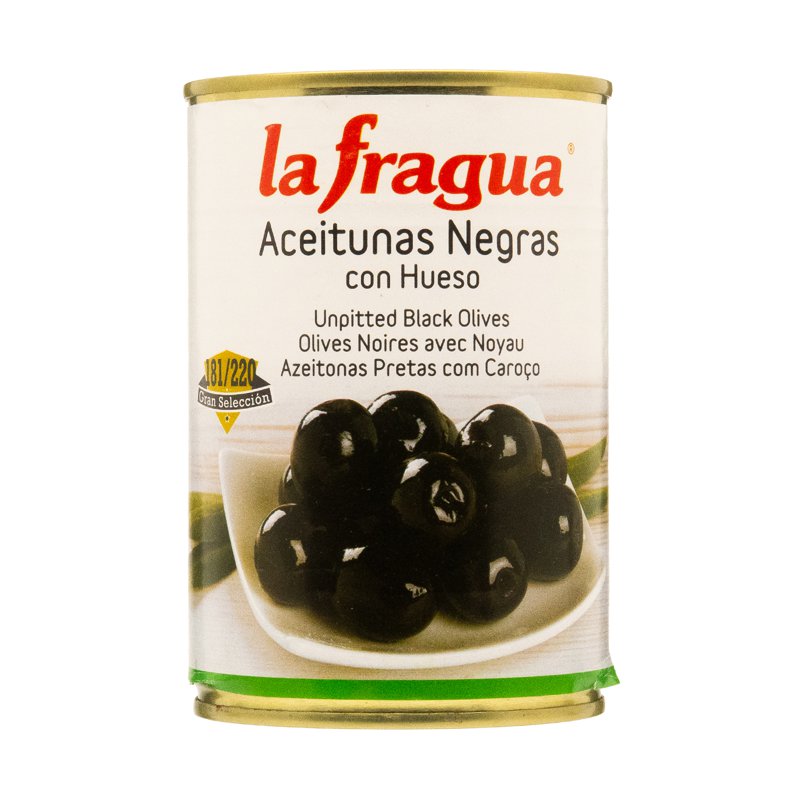 La Fragua Whole Black Olives