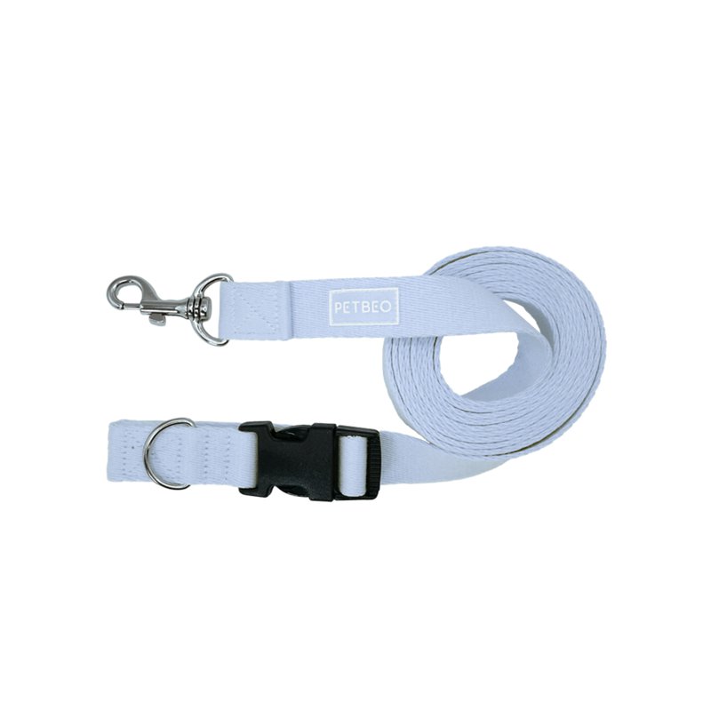 Petbeo Adjustable Cotton Pet Leash - Sky Blue 1 S