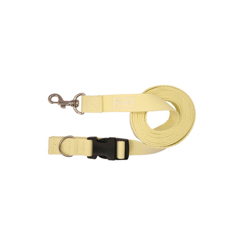 PETBEO Adjustable Cotton Pet Leash Yellow 1 S