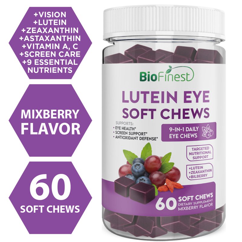 Biofinest Lutein Eye Zeaxanthin Vision Soft Chews 60 S