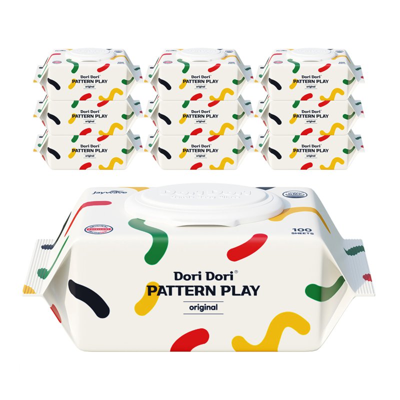 Dori Dori Pattern Play Original Plain Wet Wipe 10 x 100 S