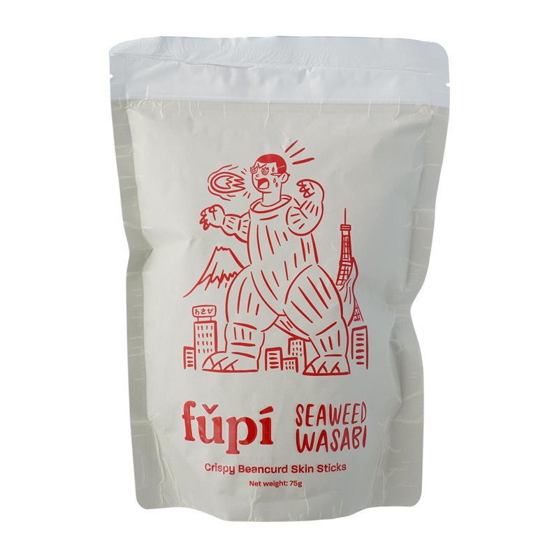 Fupi Seaweed Wasabi Beancurd Skin Crisps 1 S
