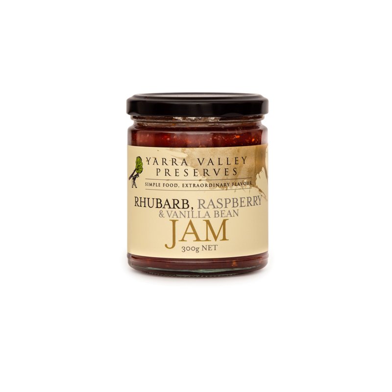 Ryan'S Yarra Valley Rhubarb Raspberry & Vanilla Bean Jam