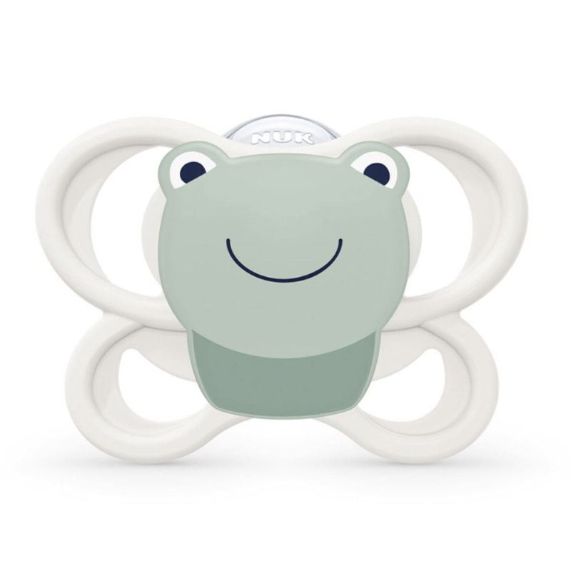 NUK Space PM Air Silicone Soother Pacifier - Frog N 1 S