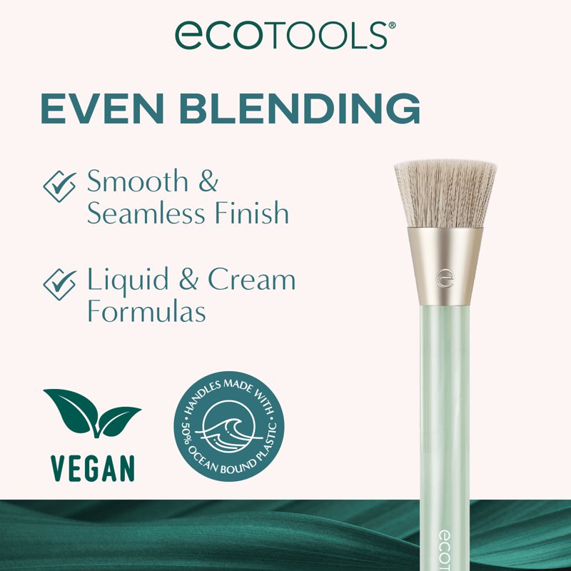 EcoTools Sea Gems Liquid & Cream Blending Makeup Brush 1 S