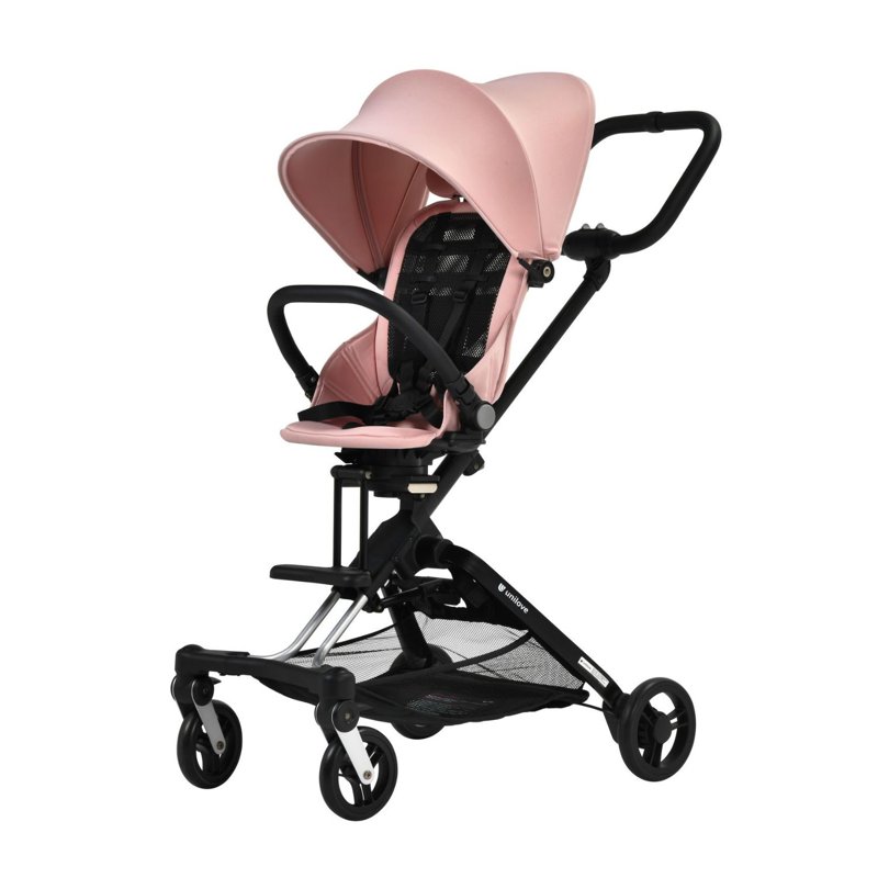 2-in-1 On The Go Lightweight Baby Stroller - Powder Pink 1 S