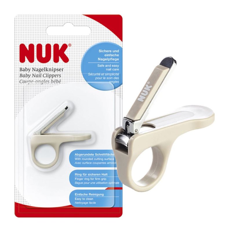 NUK Baby Nail Clippers with Grip Ring 1 S