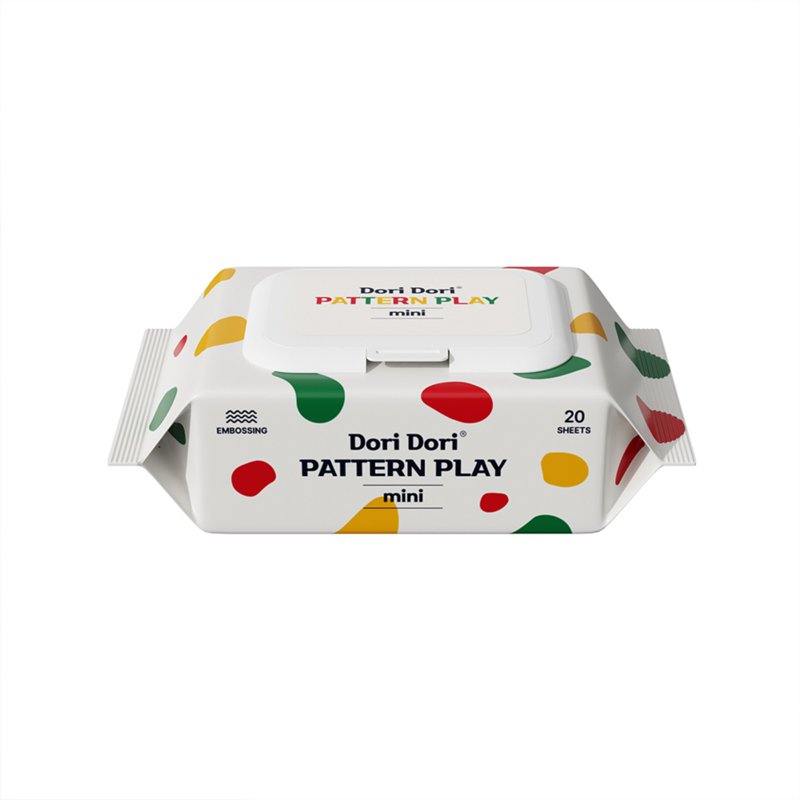 Dori Dori Pattern Play Mini Embossed wet wipes with CAP 20 S