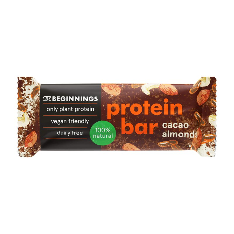 The Beginnings Cacao Protein Bar, Gluten free