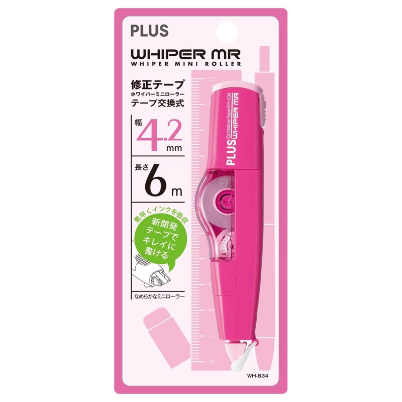 PLUS Whiper Mr Correction Tape WH-634 (4mm x 6m) 1 S