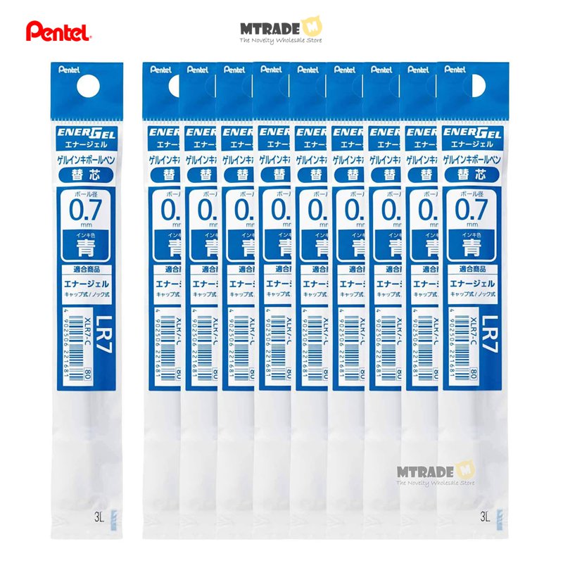 Pentel Energel Refill 0.7mm (Blue) LR7-C(BULK) 10 S