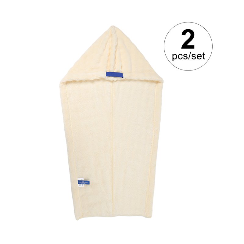 Sweet Home Bubble Fleece Hair Drying Cap- Beige 2 S