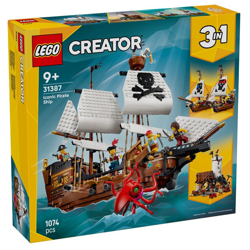 LEGO Creator Iconic Pirate Ship - 31387 1 S