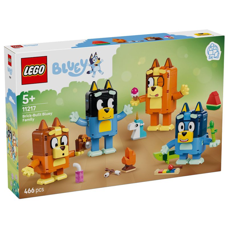 LEGO Bluey Brick-Built Bluey Family - 11217 1 S