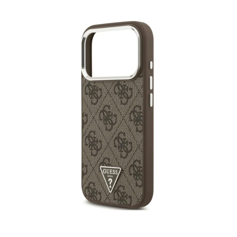 Guess 4G Triangle Logo Case iPhone 17 Pro - Brown 1 S