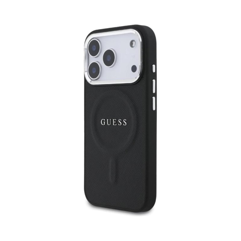 Guess Classic Logo MagSafe Case For iPhone17 Pro - Black 1 S