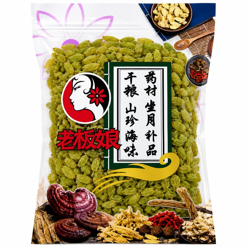 Laobanniang Dried Green Raisins