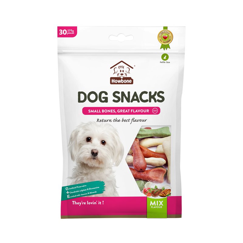 Howbone Dog Snacks Mini Bone - Mix