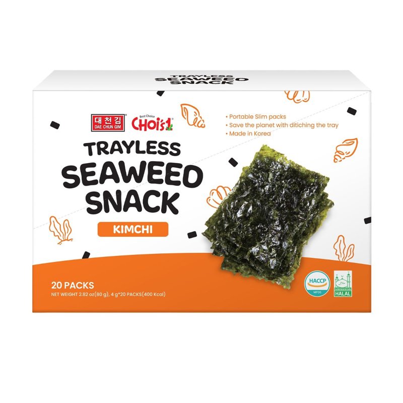 DAECHUNGIM Trayless Seaweed Snack - Kimchi