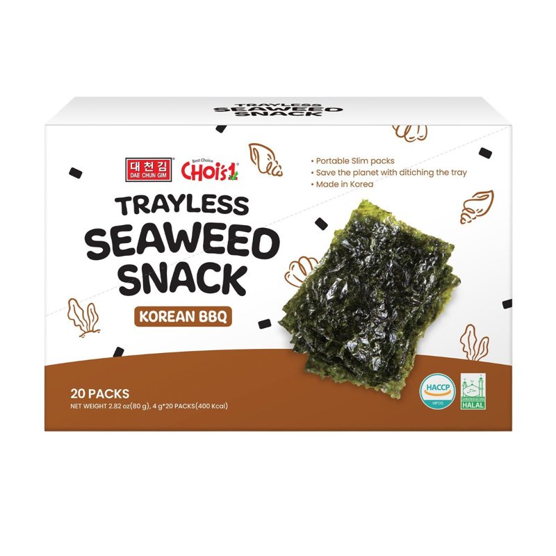 DAECHUNGIM Trayless Seaweed Snack - Bbq