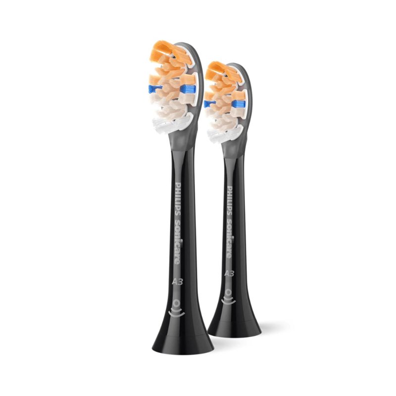 Philips HX9092 Sonicare A3 2 Pack Brush Heads - Black