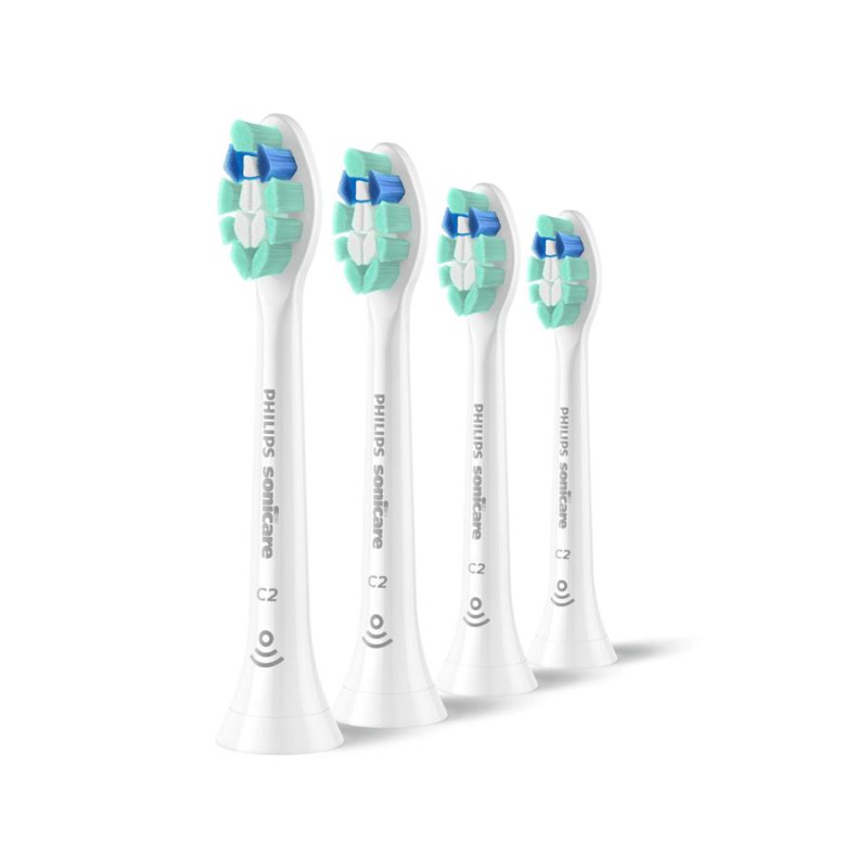 Philips Sonicare C2 4 Pack Brush Heads - White (HX9024)