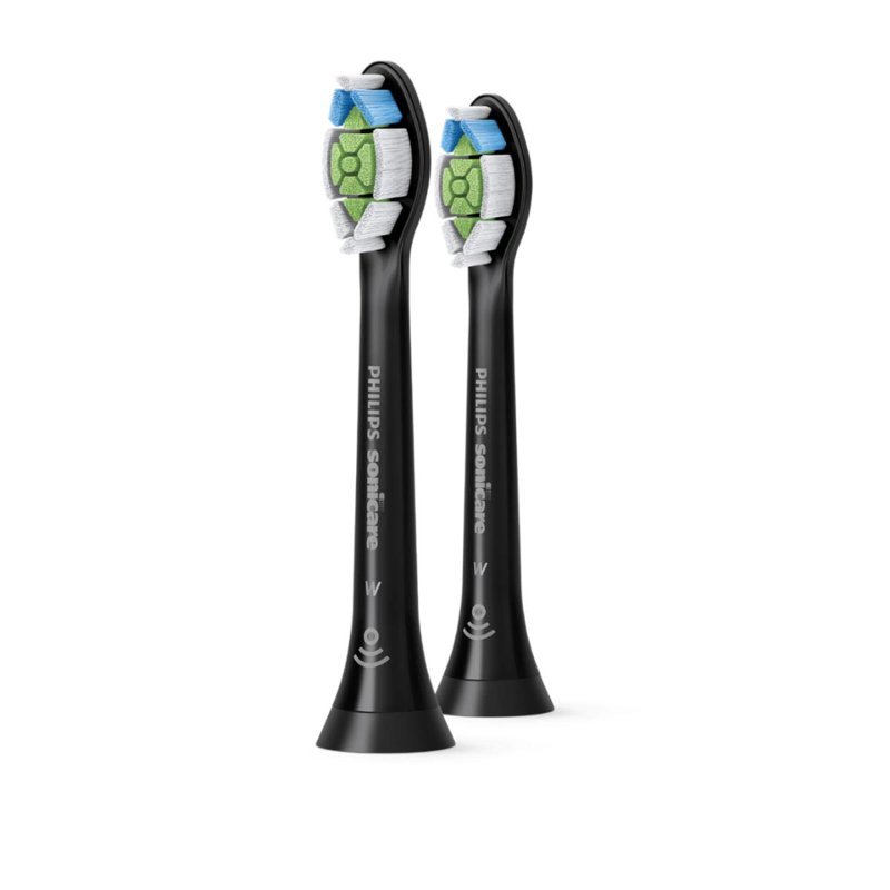 Philips HX6062 Sonicare W2 2 Pack Brush Heads - Black