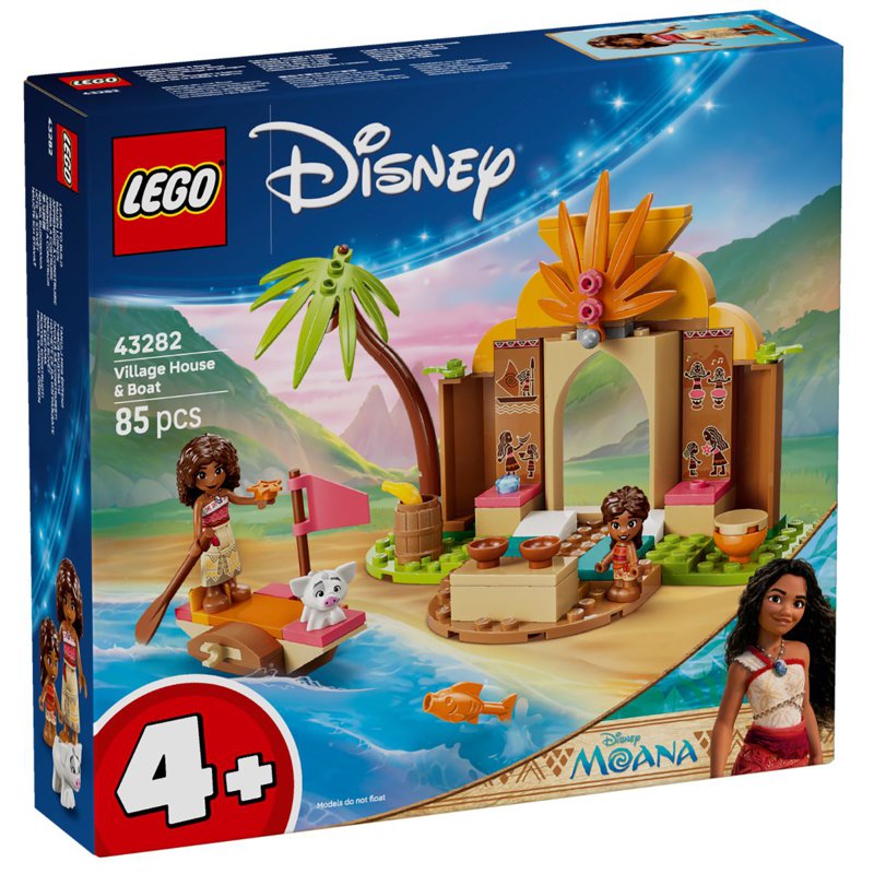 LEGO 43282 Disney Moana Village House N Boat 1 S