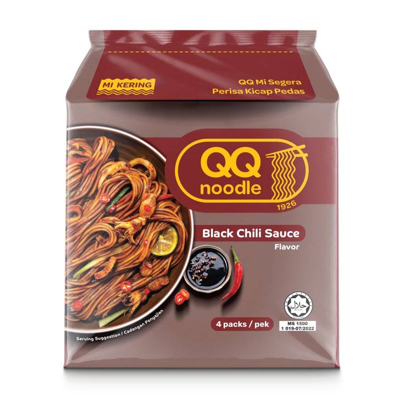 QQ Noodle Non Fried Sarawak Mee - Black Chili Sauce
