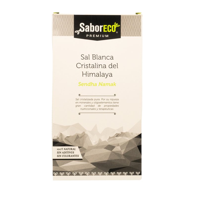 Saboreco Fine Himalayan Rock Salt - White