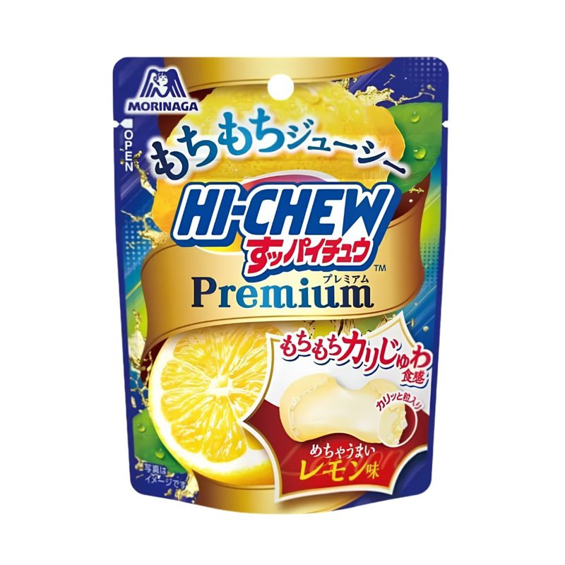 Morinaga Hi-Chew Premium Chewy Gummies Candy - Lemon