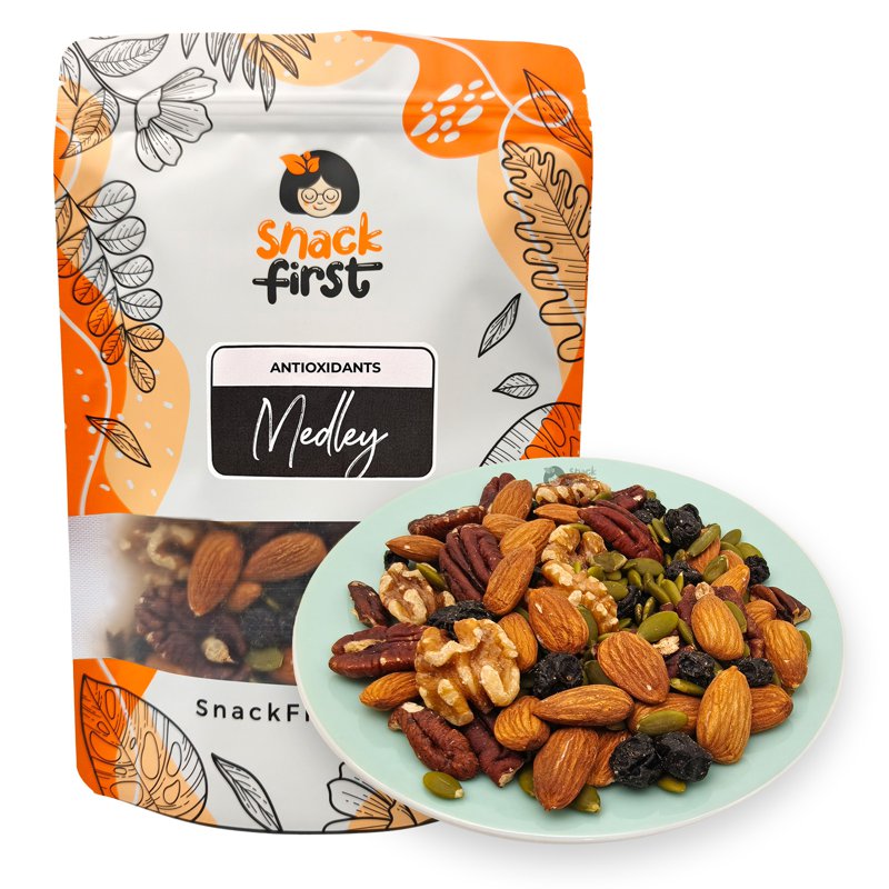 SnackFirst Antioxidants Medley - Mixed Nuts and Blueberries