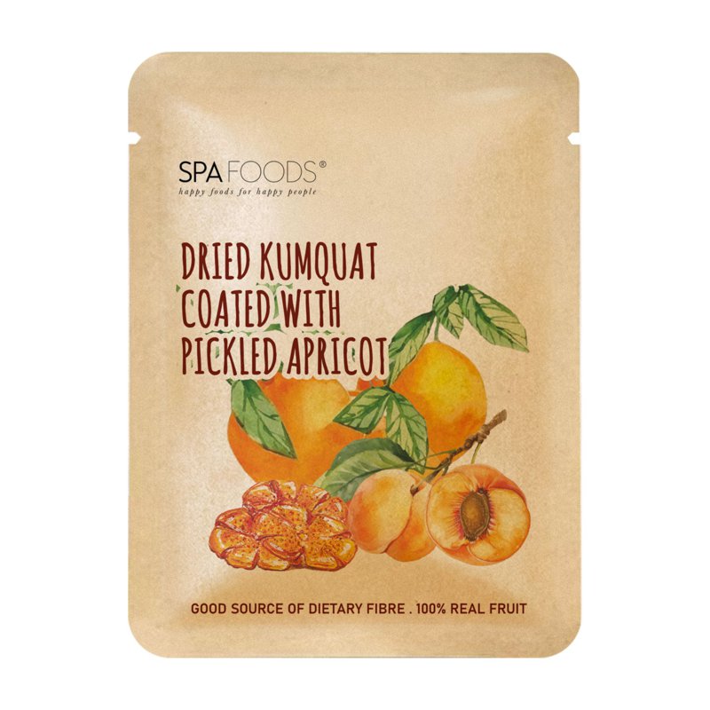 Spa Foods Dried Kumquat Coated With Pickled Apricot by Atasco