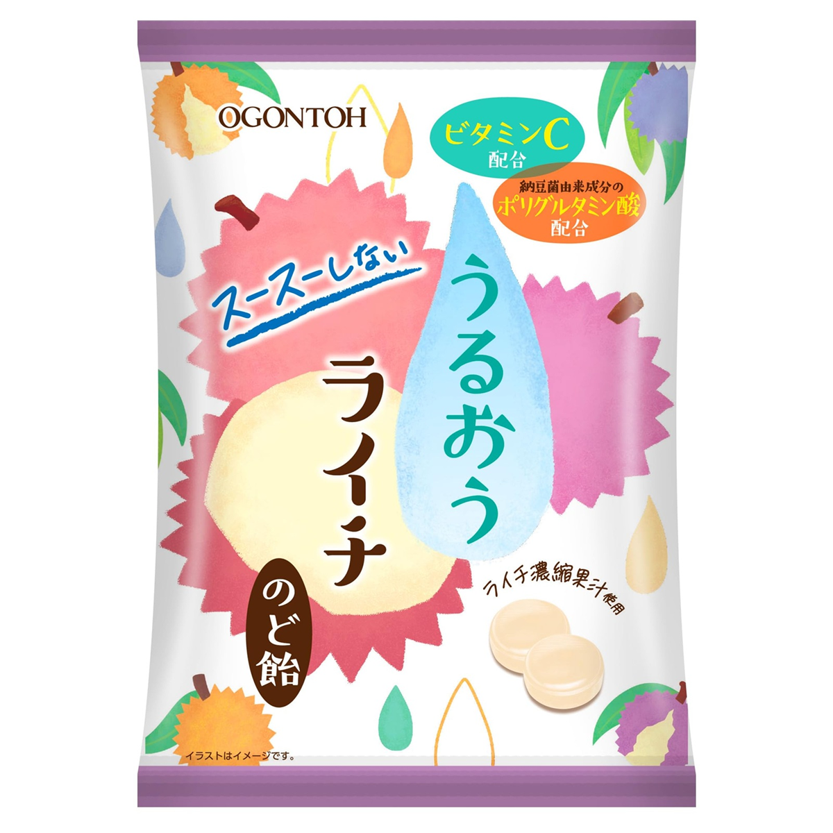 Ogontoh Moisture Lychee Throat Candy