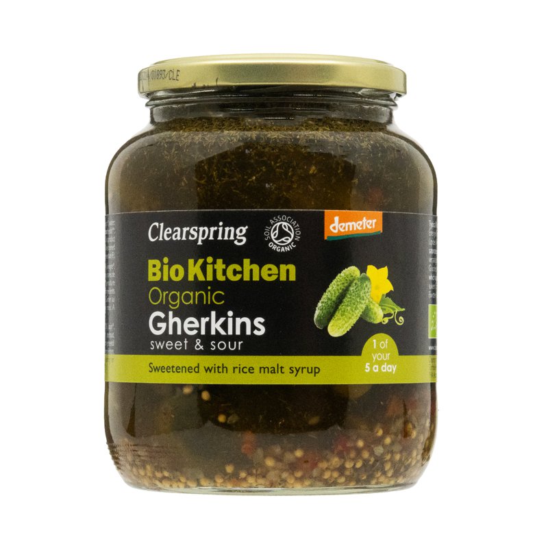 Clearspring Organic Clearspring Bio Kitchen Organic Demeter Gherkins
